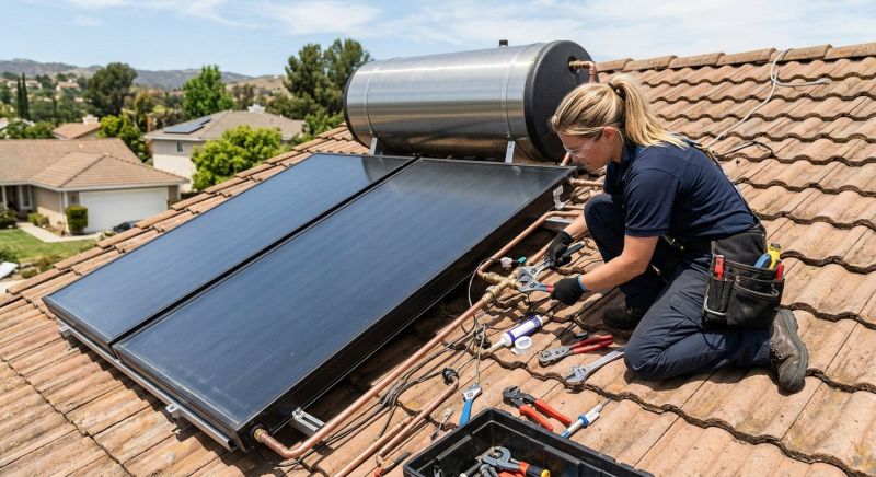 Solar Water Heater Maintenance in Fredericksburg, VA