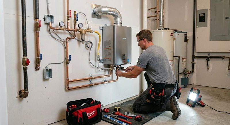 Tankless Heater Installation in Fredericksburg, VA